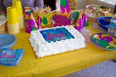 Organizing Barney Birthday Parties